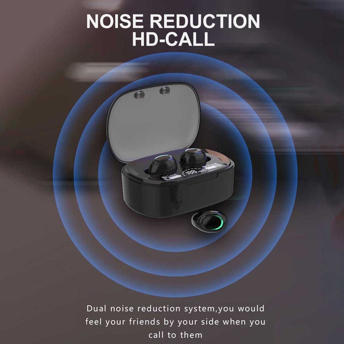 MD06 BT5.1 Wireless Earphones Auto Pairing Shock Bass Noise
