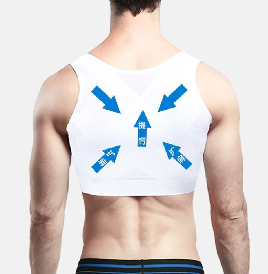Men's Posture Corrector Corset Compression Shirt Chest Chest Gynecomastia Chest Body Mangeller Sexy Vest