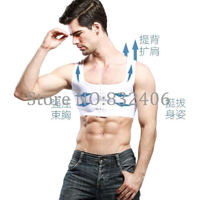 Men's Posture Corrector Corset Compression Shirt Chest Chest Gynecomastia Chest Body Mangeller Sexy Vest