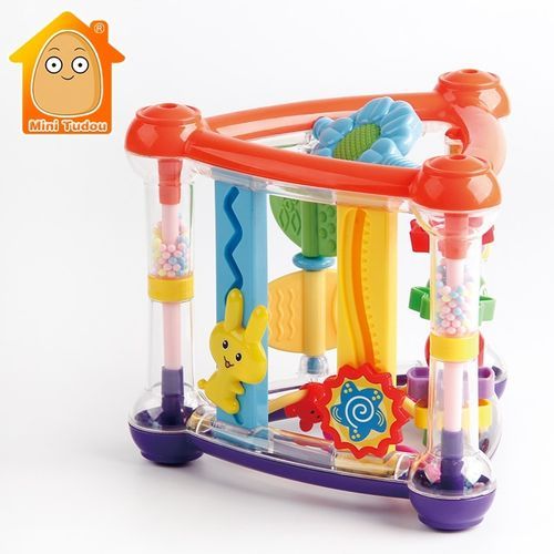 Toys For Baby 0-12 Months Activity Play Cube Infant Development Educational Hanging Toys Newborn Rattle Toy Born Boy Girl