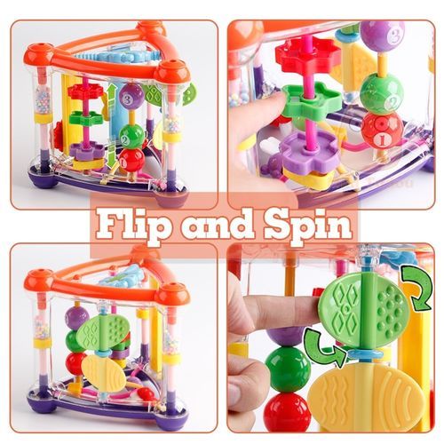 Toys For Baby 0-12 Months Activity Play Cube Infant Development Educational Hanging Toys Newborn Rattle Toy Born Boy Girl