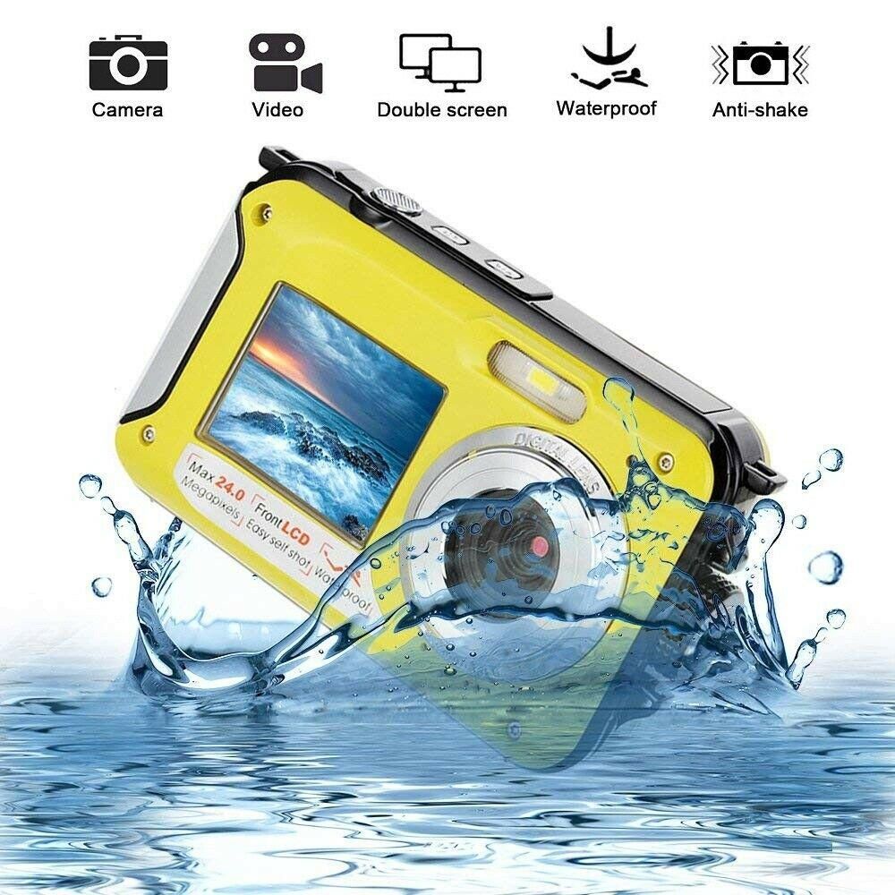 Video Recorder Selfie Dual Screen DV Recording Camera S20 Blue