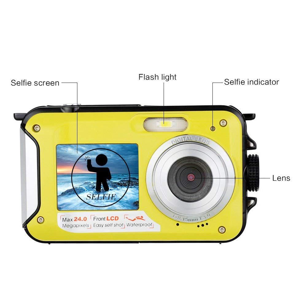 Video Recorder Selfie Dual Screen DV Recording Camera S20 Blue