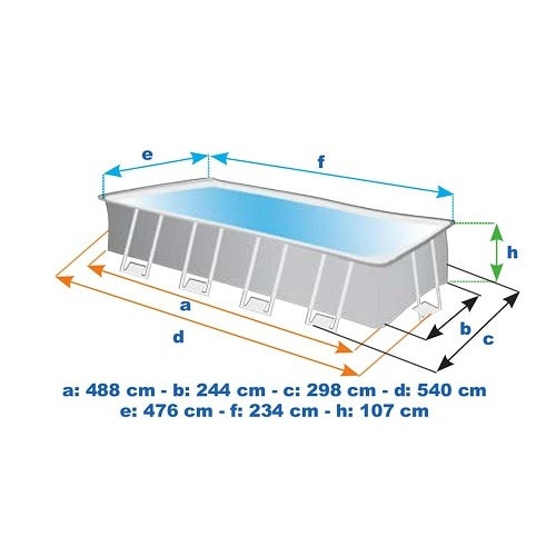 Intex Ultra Xtr Frame Above Ground Pool Rectangular