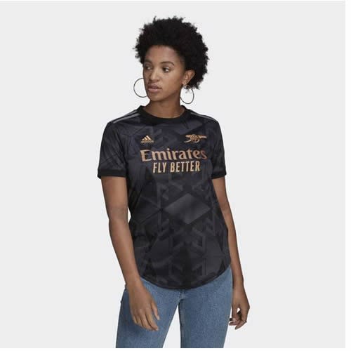 Lady's Official Arsenal Away Jersey -Black