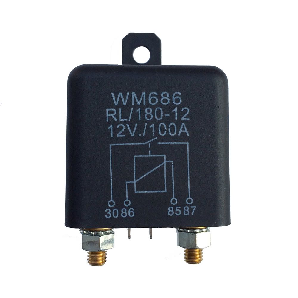 1 Pcs Heavy High Current 12VDC 100A AMP 2.4W Continuous Work