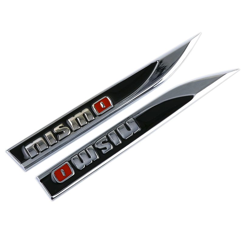 2pcs Car Styling Car Body Fender Side 3D Metal