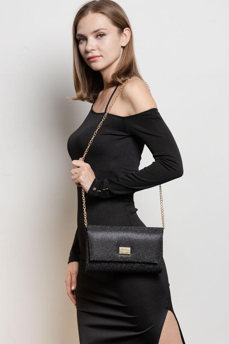 Marie Claire Black Women Evening Bag Lekya MC222116590