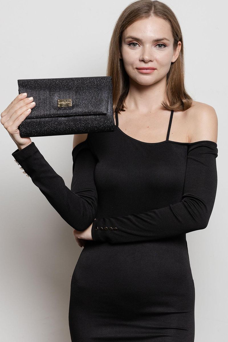 Marie Claire Black Women Evening Bag Lekya MC222116590