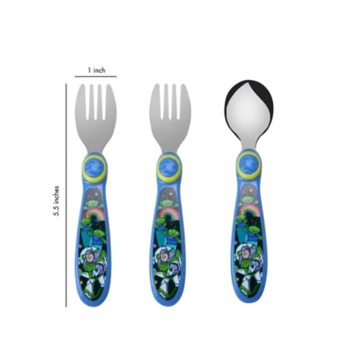 Pixar Toy Story Toddler Kids Forks & Spoon Set