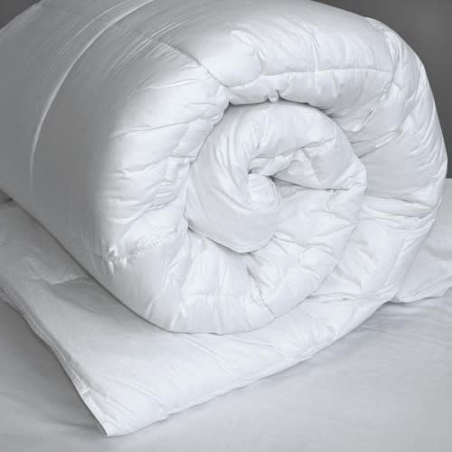 Plain White Doubled Fibre-fill Duvet