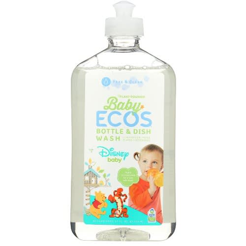 Baby Ecos Bottle And Dish Wash - Free And Clear - Disney - 17 Fl Oz