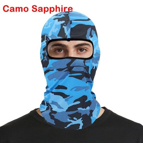 Cover Face Mask - Camo Sapphire