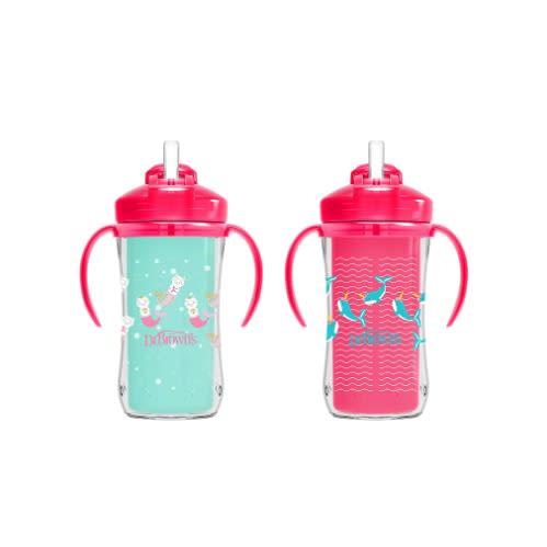 Milestone Insulated Sippy Cup With Straw & Handles  10oz  2pk - 12m+