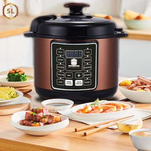 Peskoe Multifunctional Electric Pressure Cooker - 5L - 900W