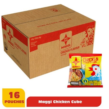 Star Nestle Chicken Flavor 4g X 100 Cubes 1 Carton - 16 Pieces