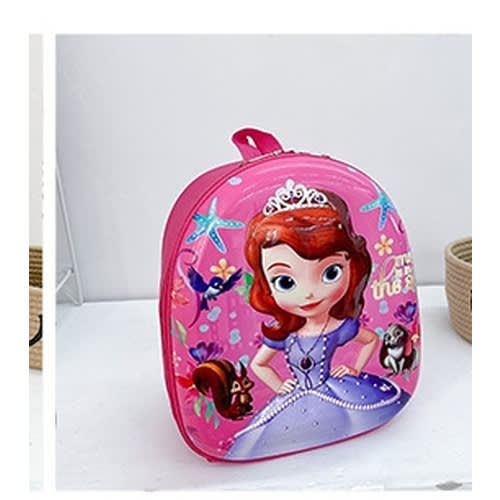Princess Sofia Cartoon Character School Bag - Pink