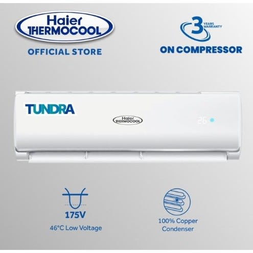 Tundra Air Conditioner - 1.5hp - Hsu-12tesn-01 + Installation Kit - White