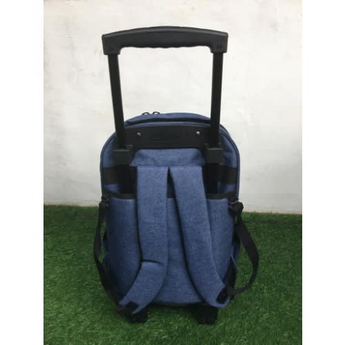 18inch Unisex  Trolley Backpack For Boys And Girls - Blue