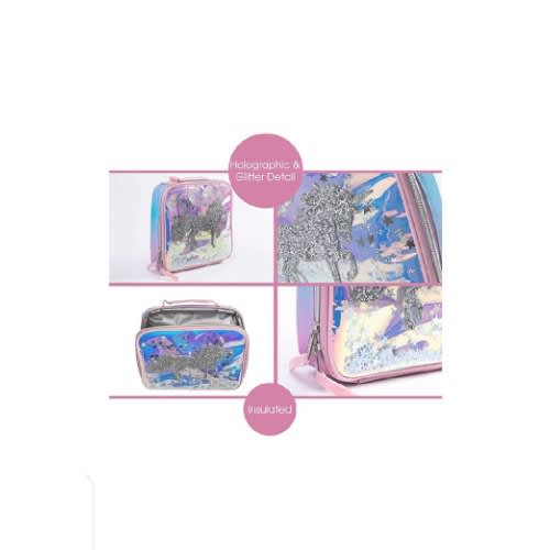 Unicorn Flip Sequin Set For Girls With Lunchbox + Headphones And Water Bottle
