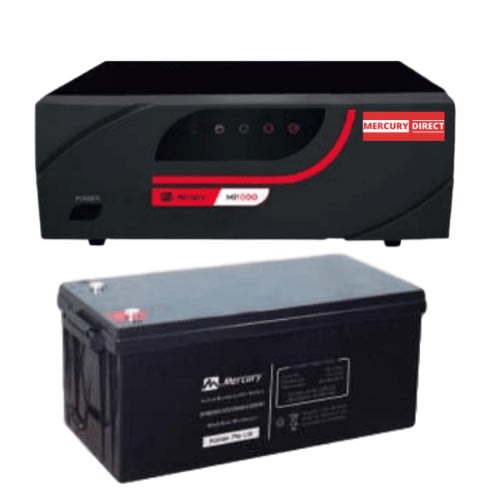 1kva Pure Sine Wave Inverter With 200amps Battery Complete Set