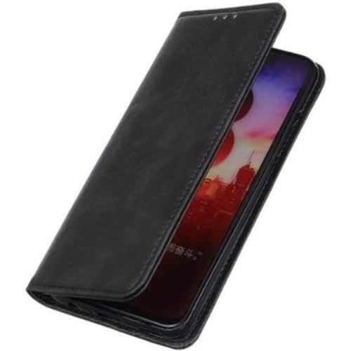 Leather Flip Case For Tecno Camon 15 Premier  - Black