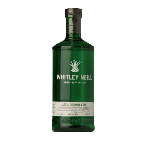 Whitley Neill Hand Crafted Aloe And Cucumber Gin - 6 X 70cl
