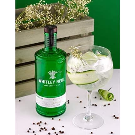 Whitley Neill Hand Crafted Aloe And Cucumber Gin - 6 X 70cl