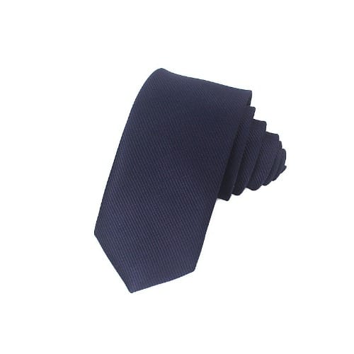 Set Of 3 Men's Long Ties - Black, Blue And Red