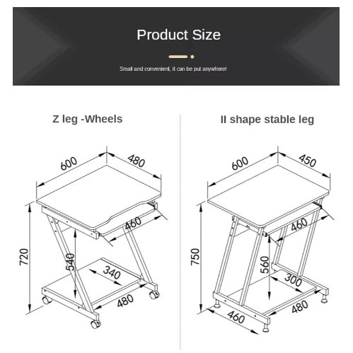 Modern Simple Stands For Computer Desk PC Laptop Table