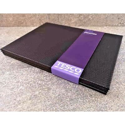 4 Faux Leather Place-mats