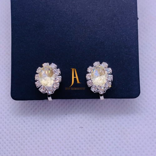 Ladies Necklace Set + Ring + Clip Earring Bundle