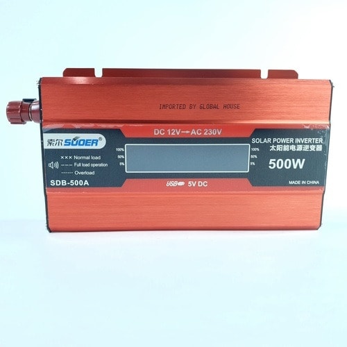 500 Watts Digital Display Power Inverter Without Charger