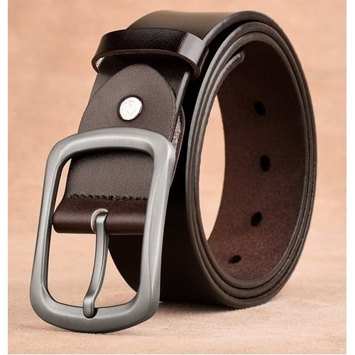 Men's Pure Leather Belt - Brown