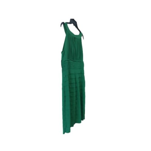 Women's Short Sleeveless Dress - Green