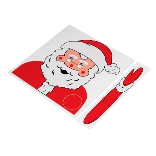 Santa Claus Car Rear Window Wiper Sticker