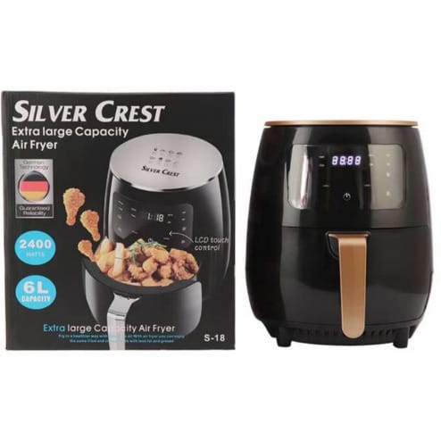 Digital Air Fryer -6L - 2400W - Black