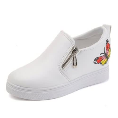 Female Loafers - White