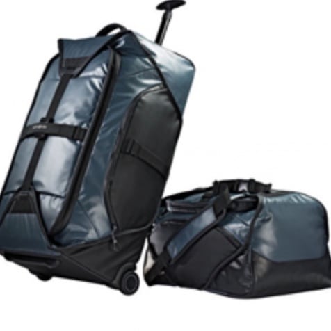 Samsonite  Grey 2-Piece Water Resistant  Wheeled Duffel Bag Set