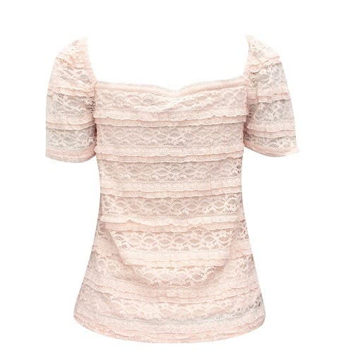 Lace Milkmaid Top