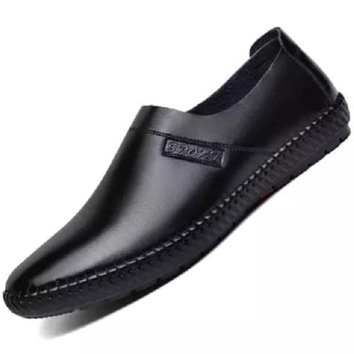 Men's Casual Flat Shoes - Black