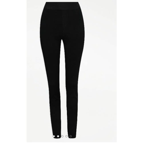High Rise Jegging  - Black