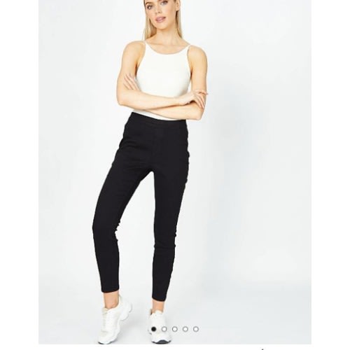 High Rise Jegging  - Black