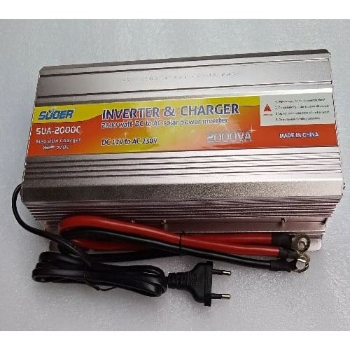 Power Inverter With Inbuilt Charger - 2000W
