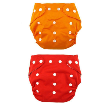 OR Reusable And Washable Baby Diaper & Inserts - 2 Pieces