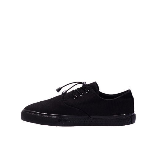 Men's Lace-Up Sneakers - Black