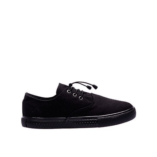 Men's Lace-Up Sneakers - Black