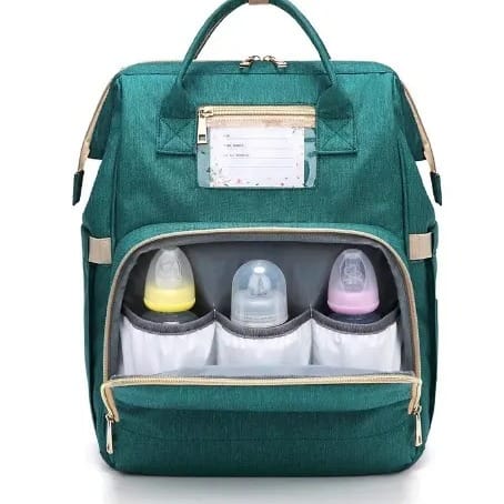 Multifunctional Baby Diaper Bag, Baby Bed Comes With USB Cord