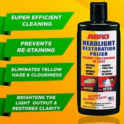 Headlight Restoration Polish - 237ml - 3 Pieces