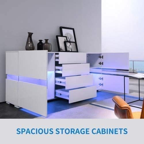 Boa Furnitures-mecor Sideboard Cabinet Buffet,kitchen Sideboard And Storage